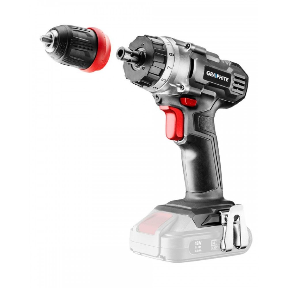 Graphite Δραπανοκατσάβιδο Μπαταρίας 18V Solo Graphite Δραπανοκατσάβιδο Μπαταρίας 18V Solo