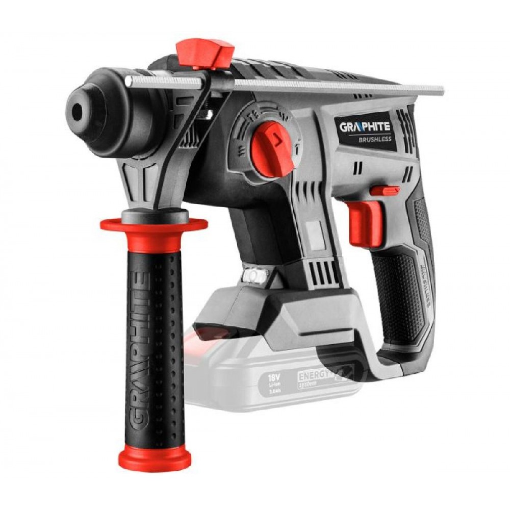 GRAPHITE Πιστολέτο 18V Brushless Energy+ Solo (Χωρίς Μπαταρία) 58G027 GRAPHITE Πιστολέτο 18V Brushless Energy+ Solo (Χωρίς Μπαταρία) 58G027