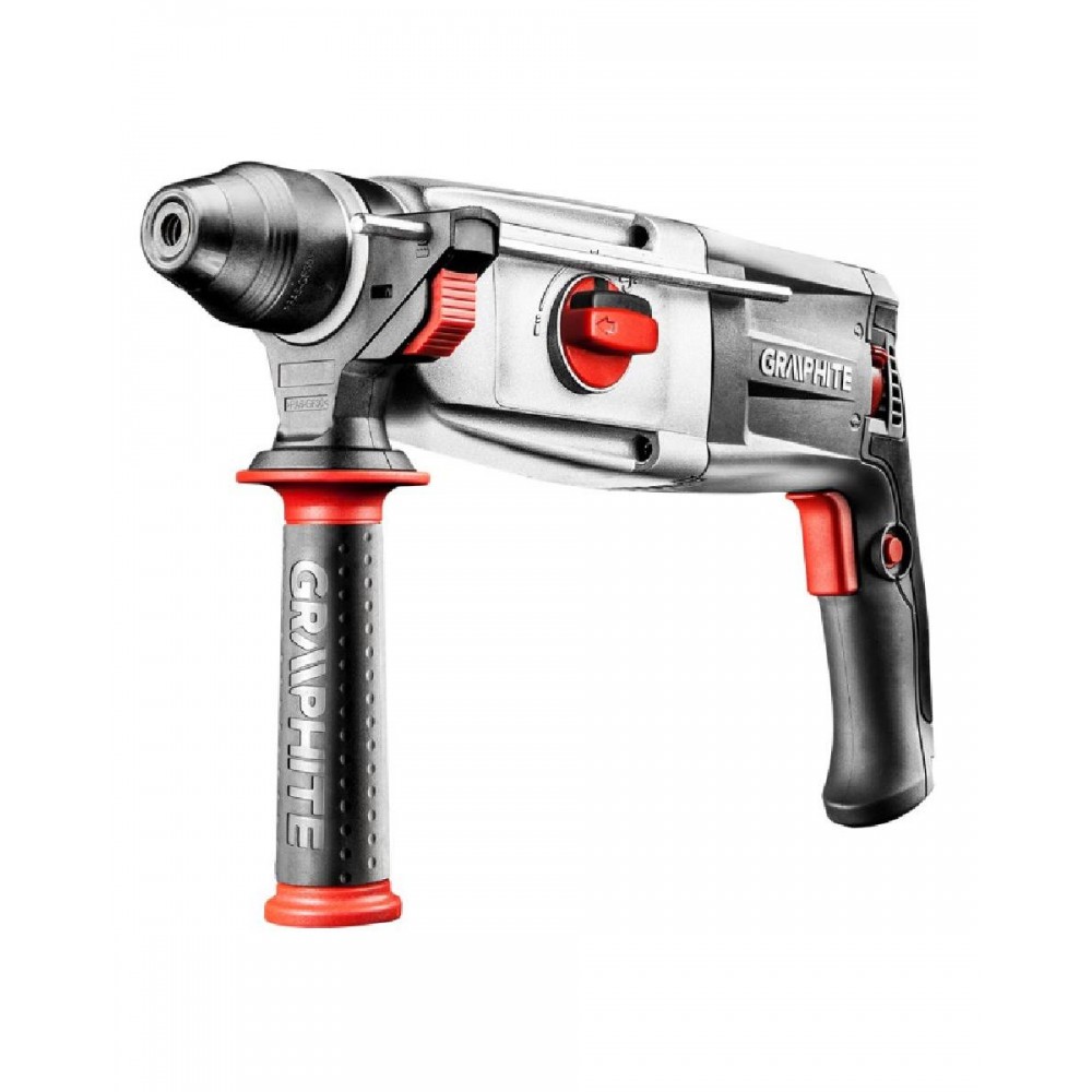 GRAPHITE Πιστολέτο 3.2J 800W SDS Plus με βαλίτσα και επιπλέον τσόκ με κλειδί 58G529 GRAPHITE Πιστολέτο 3.2J 800W SDS Plus με βαλίτσα και επιπλέον τσόκ με κλειδί 58G529