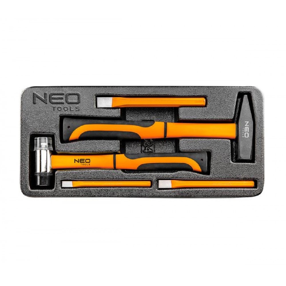 NEO TOOLS Σφυριά Και Καλέμια Σετ 5 Τεμαχίων 84-242 NEO TOOLS Σφυριά Και Καλέμια Σετ 5 Τεμαχίων 84-242
