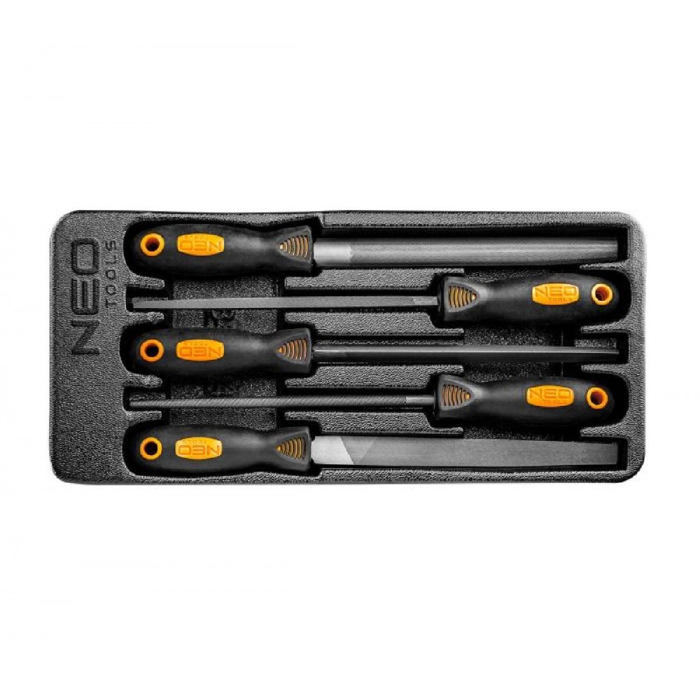 NEO TOOLS Λίμες σετ 5 τεμαχίων με ένθετο - 84-244 NEO TOOLS Λίμες σετ 5 τεμαχίων με ένθετο - 84-244